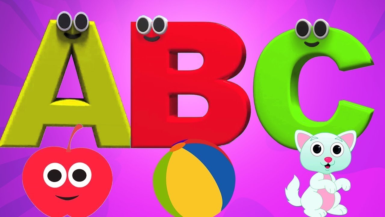 ABC Phonics Song With Two Words||Two Words Phonics Song || Abc Alphabets Song #aforapple - YouTube