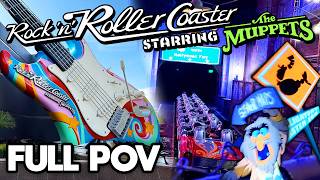 Rock ‘n’ Roller Coaster Starring The Muppets FULL RIDE POV | Disney’s Hollywood Studios