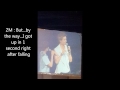 130601 ss5 ina vcr zhoumi ending talk about he fall from the stage