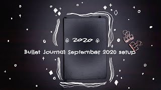 バレットジャーナル９月のセットアップ/September 2020 Bullet Journal Setup