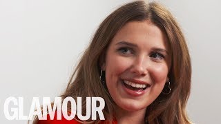 Millie Bobby Brown "As a girl & a young person its scary to express myself" | GLAMOUR X Pandora