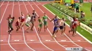 2003 WORLD CHAMPS 4x400m HEATS