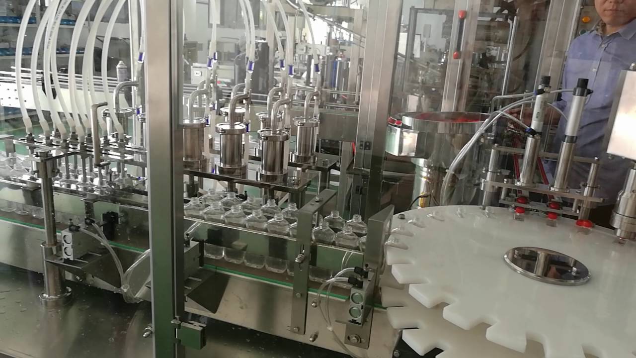 MTFM 2000， High Speed Automatic Filling And Capping Machine - YouTube