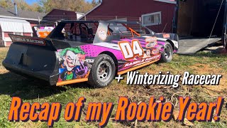 Recap of my Rookie Year in the Dirt Street Stock! + Winterizing the Race Car…