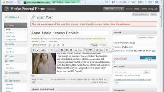 Funeral Home Websites Training Videos: Add Photos to Obits