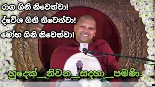 නිවනම නාතයි නිවනම වෙත්වා| හුදෙක් නිවන සදහා පමනි|Hadapangoda Niwathapa Himi