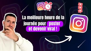 Quand poster sur Instagram ? (pour plus de visibilité)