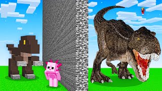 I Cheated With DINOSAURS In Minecraft Build Battle!