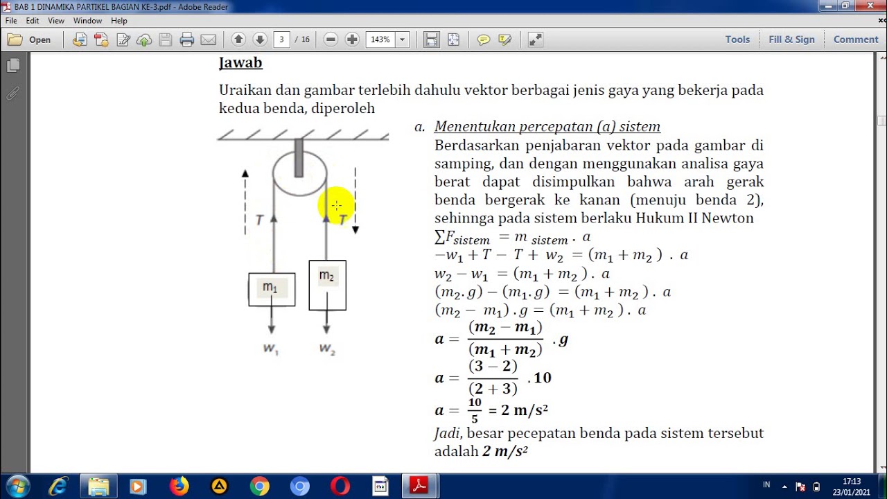 Pembahasan Soal Dinamika Partikel Part 1 - YouTube