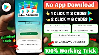 free Redeem Code Loot ❌ Without Survey Verification & Earning App
