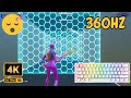 [ASMR] Fortnite 🌟 (360HZ - 0 PING) 🎯 1v1 Piece Control 😴 Keyboard and Mouse Razer Huntsman Mini 4K