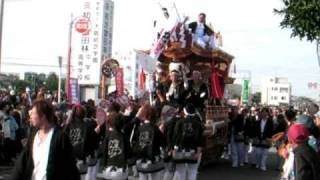 平成20年 富田林市祭礼初芝富田林高校駐車場(14/15) 嬉退場