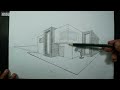 architecture how to draw modern house in 2 point perspective 34