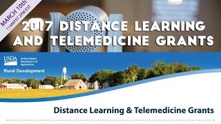 New 2017 USDA Technology Grant - Panel Review w/ top telemedicine experts