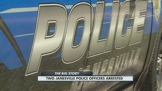 Two Janesville police officers arrested