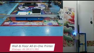 Maxwave New Arrival in 2022, Floor \u0026 vertical wall printer all-in-one machine