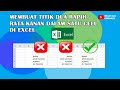 Membuat Titik Dua Rapih Rata Kanan Dalam Satu Cell Di Excel