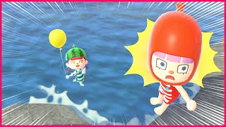 [ACNH] Can I carry a balloon into the sea?