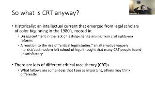 Critical Race Theory and America's Legal Tradition