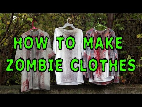 DIY: How To Make Zombie Clothes DIY: How To Make Zombie Clothes