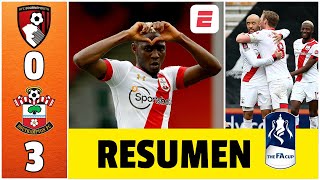Bournemouth 0-3 Southampton. Redmond y Djenepo ponen al Southampton en las semifinales | FA Cup