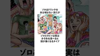 ㊗️20万再生！かき氷を食べると頭が痛くなるゾロとロビンに関する雑学　#ワンピース  #onepiece