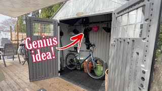 What we added inside Our Suncast Shed to make it even more Space Concious!