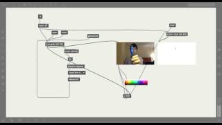 Max/MSP/Jitter Color Tracker Test
