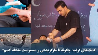 کمک‌های اولیه: چگونه با مارگزیدگی و مسمومیت مقابله کنیم؟