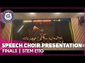 [JRU-SHS STEM E11G] SPEECH CHOIR PRESENTATION - 1896 (Cry Freedom) by Aurelio Alvero