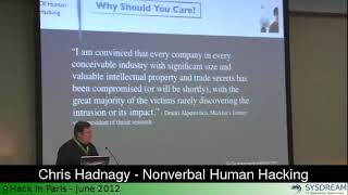 Chris HADNAGY   Nonverbal human hacking