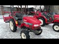 yanmar af 160 u0026 yanmar af220 Огляд БУ міні тракторів 🚜 з Японії