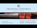 Orchestra Concordia Live Virtual April Concert