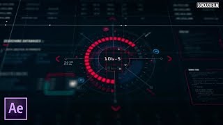 Create HUD Interface Sci-fi Elements | After Effects Tutorial