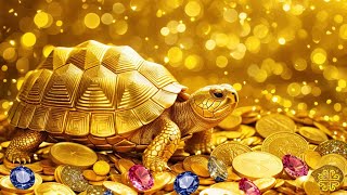 Lucky Golden Turtle🐢Eliminates all negative blockages, Infinite Abundance 432 Hz - Love and Wealth