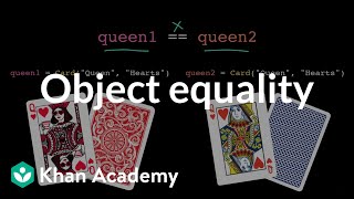 Object equality | Intro to CS - Python | Khan Academy