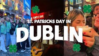 an iconic st patricks day in dublin 🍀✨| study abroad vlog