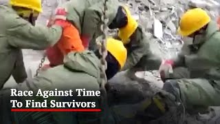India's Rescue Team Pulls Out Girl, 8, Alive From Rubble In Turkey