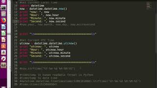 Python How to get Current Local Time and UTC Time