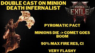 PoE 2 - Double Cast on Minion Death Infernalist