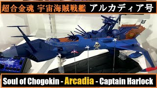 TNT - Soul of Chogokin - Space Battleship Arcadia (Captain Harlock) 超合金魂 - 宇宙海賊戦艦 アルカディア号 キャプテンハーロック