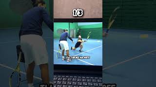 Разбор ошибок/КИСТЬ/вращение/УПРАЖНЕНИЯ  #tennis #alcaraz #djokovic #forehand #sports #federer #top