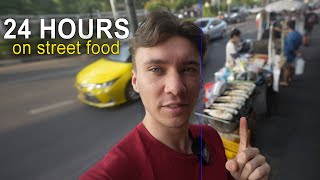 Living Off Street Food for 24 Hours!