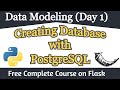 How to Create Database using PostgreSQL Pgadmin 4 | Data Modeling | Day 1 #pgadmin