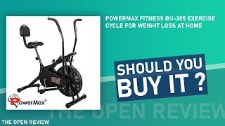Powermax Fitness BU-205 Exercise Cycle for Weight Loss at Home