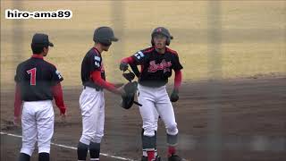 《中学硬式》　谷原大和選手（安芸シニア）  【猛打賞】　20200215