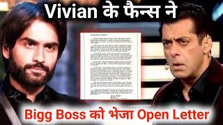 Bigg Boss 18 Vivian dsena के Fans ने Bigg Boss को भेजा Open Letter