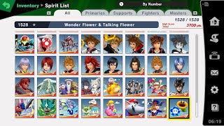 Super Smash Bros. Ultimate - All 1528 Spirits after 5th Year Anniversary Final Event!