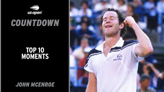 John McEnroe | Top 10 Moments | US Open