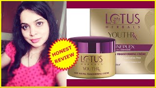 Lotus Youth Rx Anti ageing Cream Honest Review / Herbal Anti Ageing Cream / cryssberry reviews